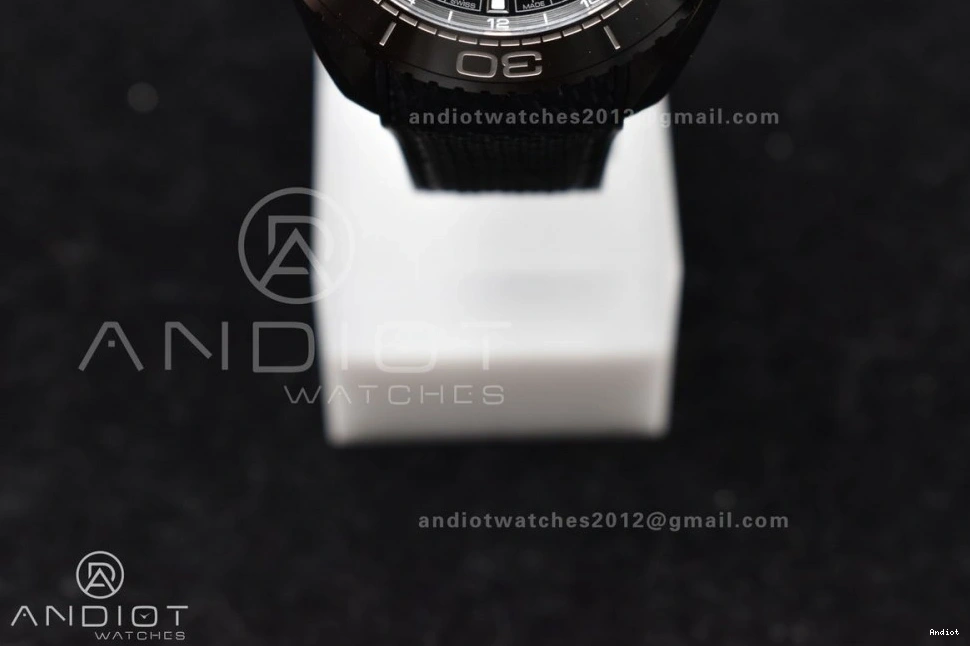 Real Deep Edition Strap Nylon on Super Ceramic VSF 45.5mm Black Black Clone Planet A8906 Best 1:1 Ocean 0517